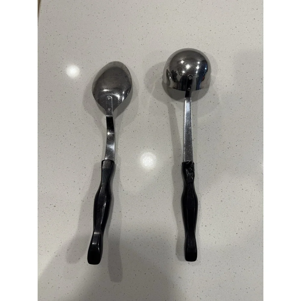 Cutco 17kd Serving Spoon & Ladle Dark Brown